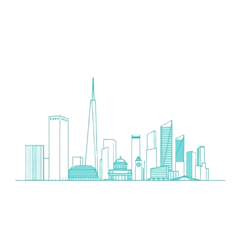 Frankfurt line illustration